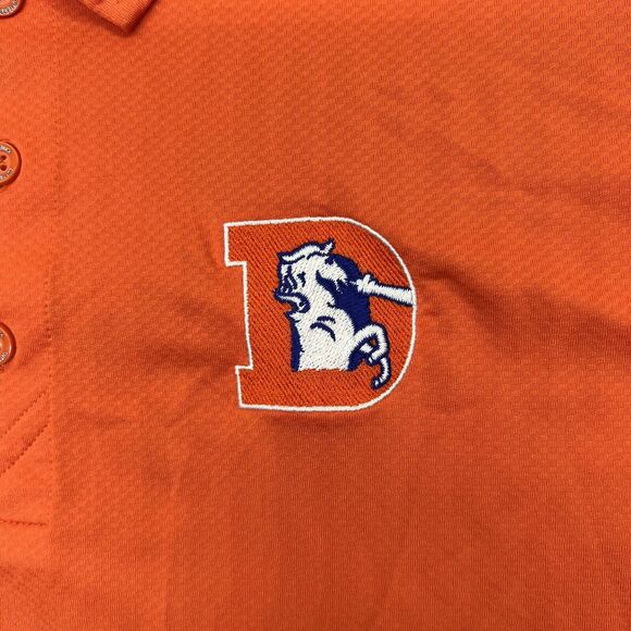 NEW XL Tall Denver Broncos Cutter Buck Throwback Forge Eco Stretch Polo Shirt - Picture 3 of 10